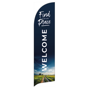 BTCS Find Your Place Flag Banner
