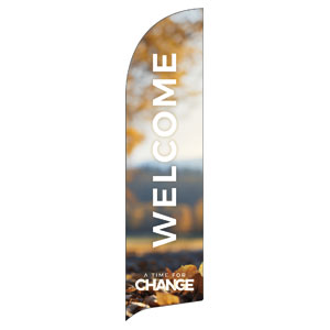 Time For Change Flag Banner