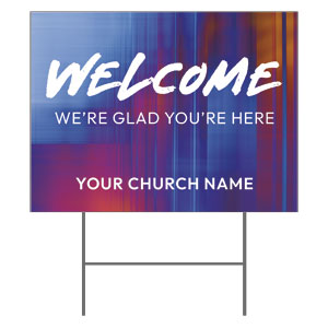 Colorful Blur 18"x24" YardSigns